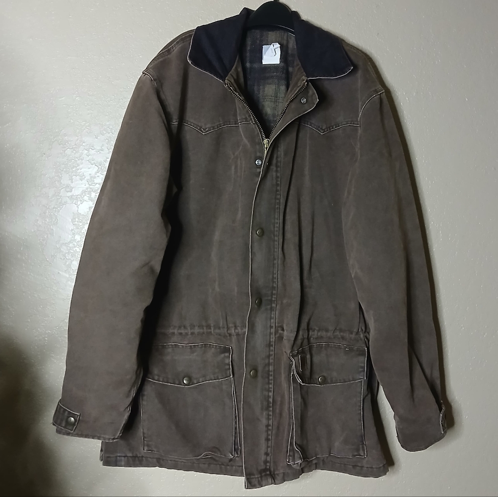 VINTAGE CARHARTT Men's Detroit brown Jacket ( Size XL
